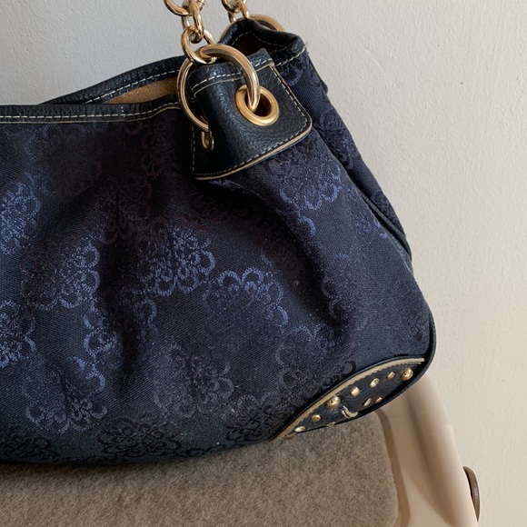 Blue handbag - Picture 3 of 12